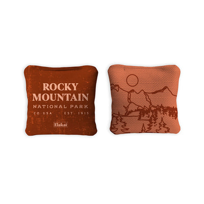 National Parks Rocky Mountain Travel-Size Cornhole Bags