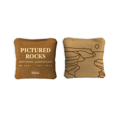 National Parks Pictured Rocks Travel-Size Cornhole Bags