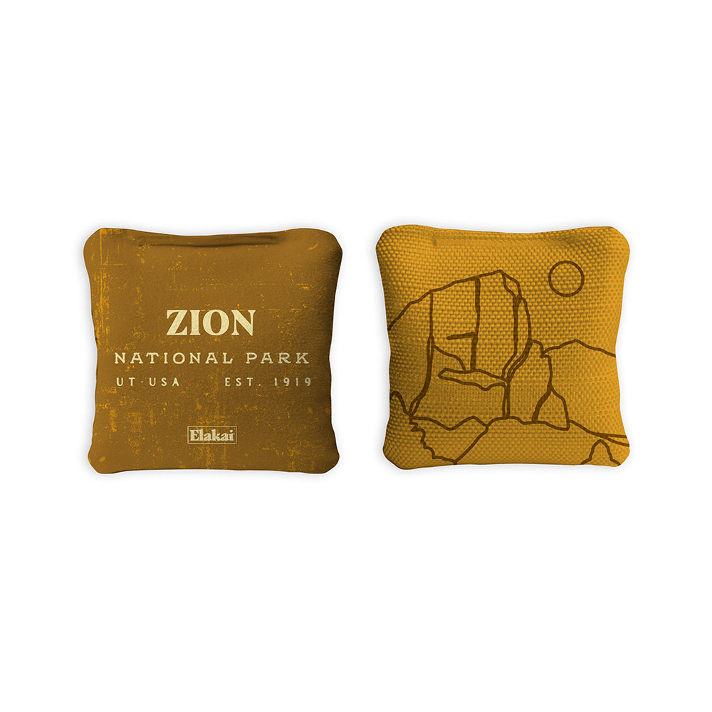 National Parks Zion Travel-Size Cornhole Bags