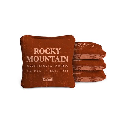 National Parks Rocky Mountain Travel-Size Cornhole Bags