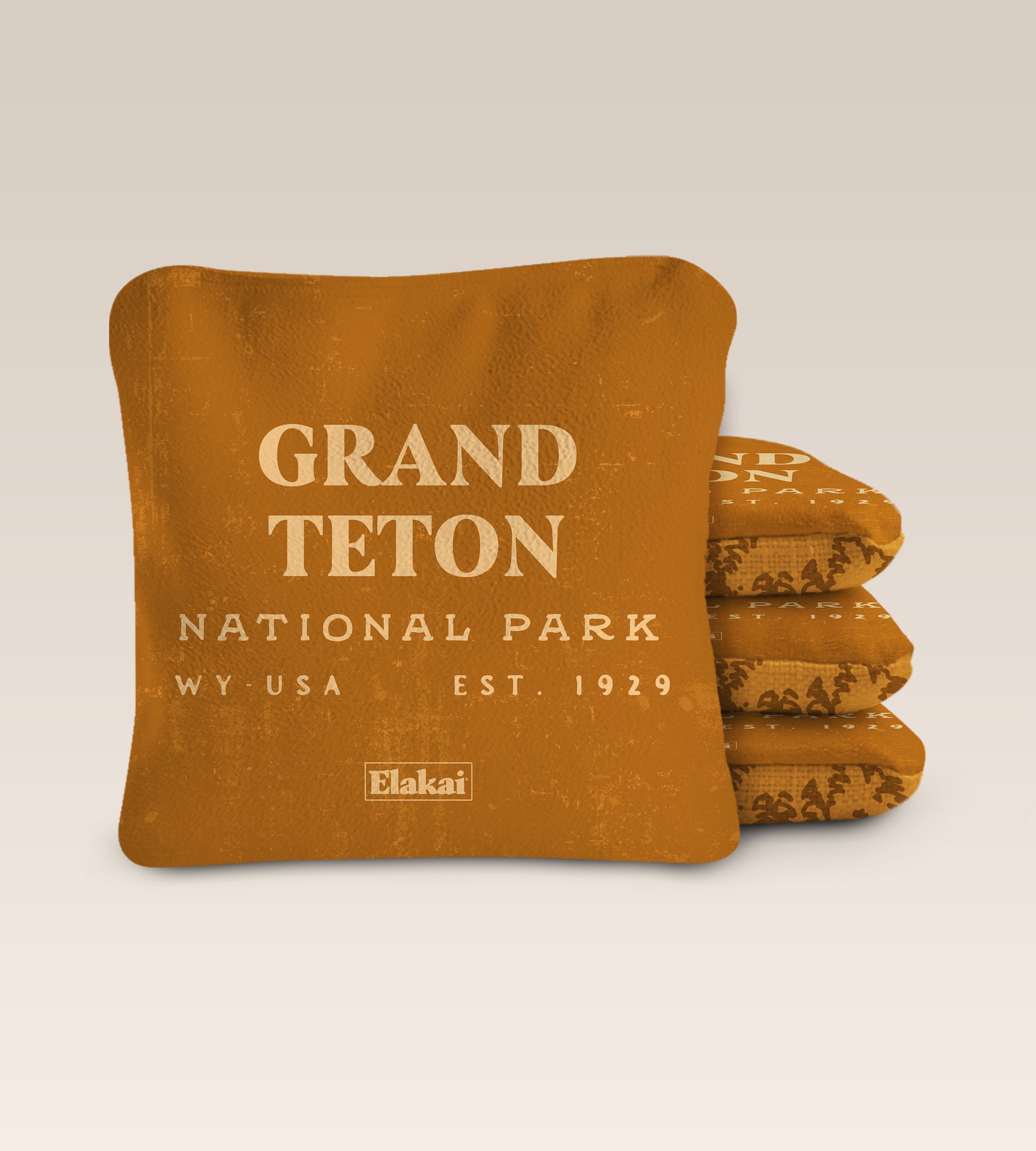 National Parks Grand Teton Cornhole Bags