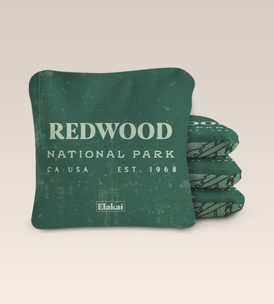 National Parks Redwoods Cornhole Bags