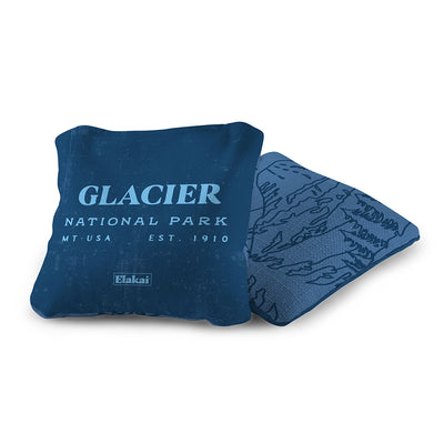 National Parks Glacier Cornhole Bags