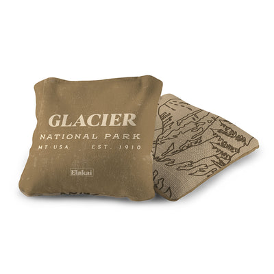 National Parks Glacier Cornhole Bags