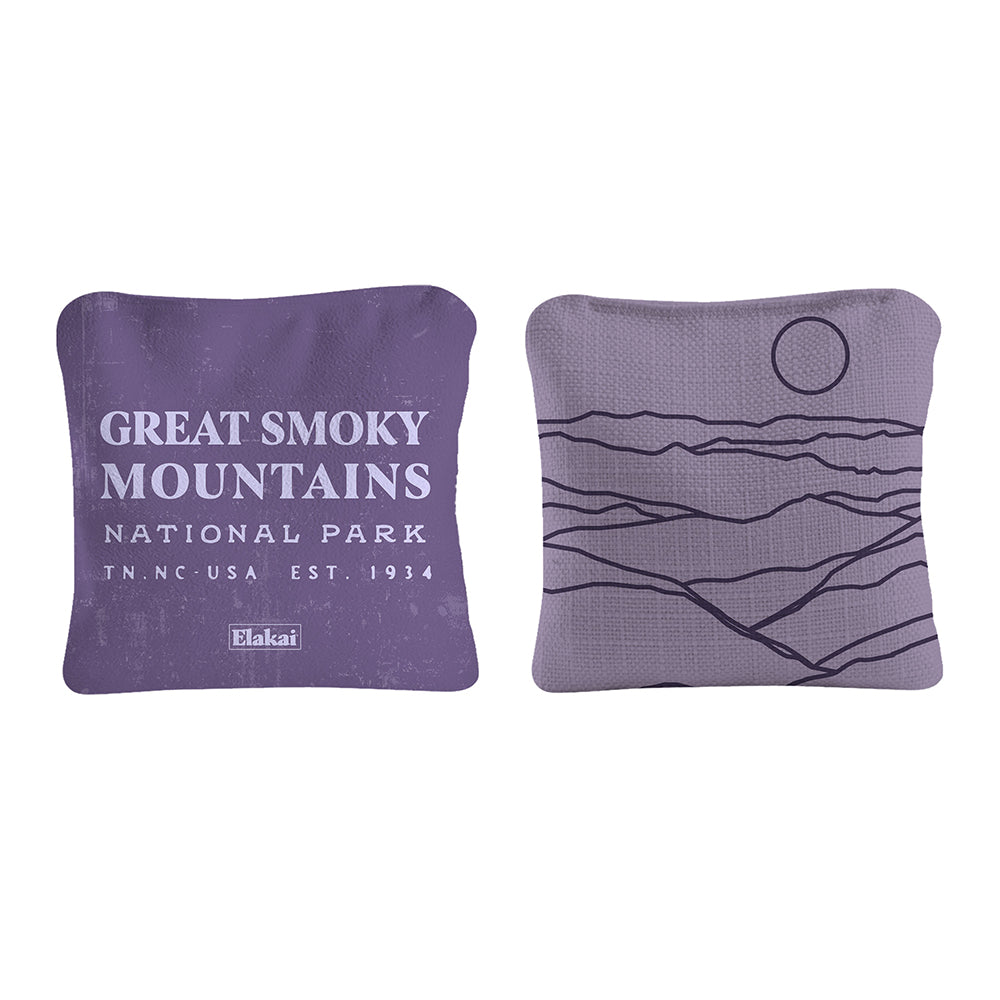 National Parks Great Smoky Mountains Cornhole Bags