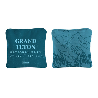 National Parks Grand Teton Cornhole Bags