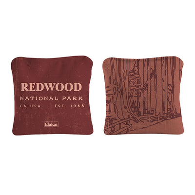 National Parks Redwoods Cornhole Bags