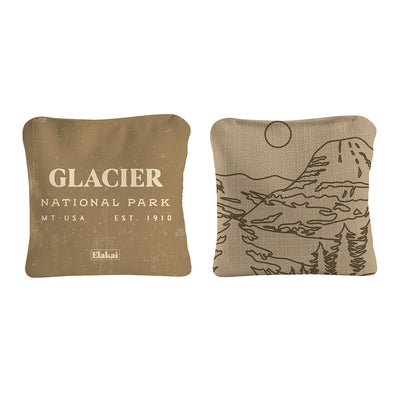 National Parks Glacier Cornhole Bags