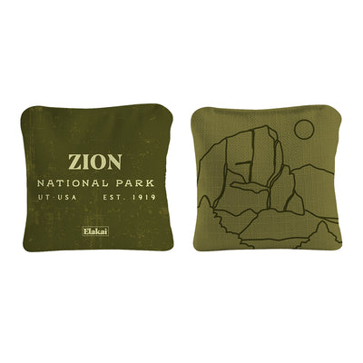 National Parks Zion Cornhole Bags