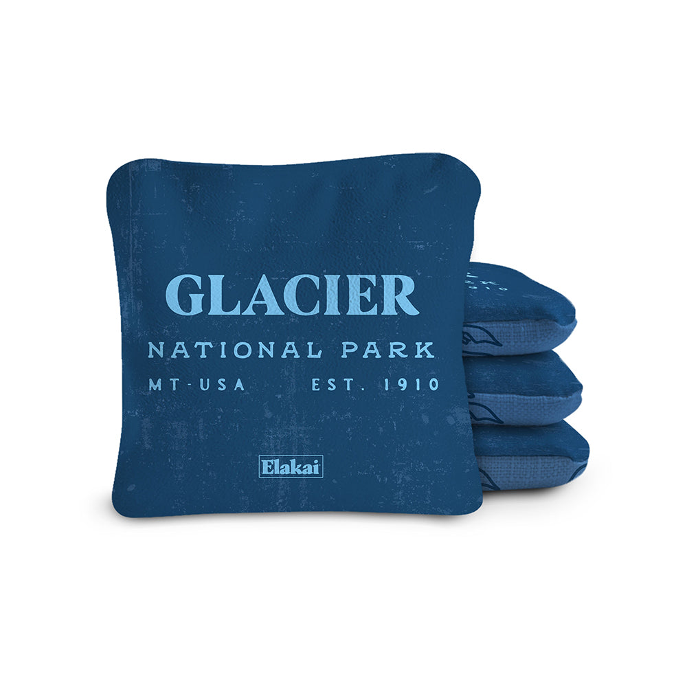 National Parks Glacier Cornhole Bags