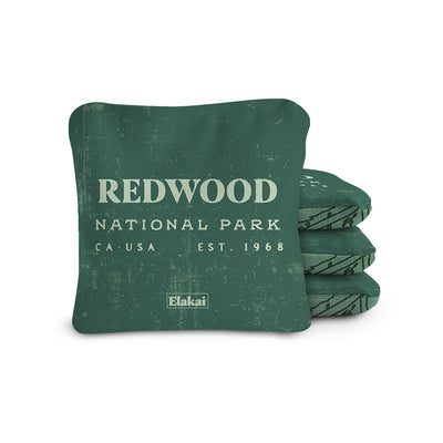 National Parks Redwoods Cornhole Bags