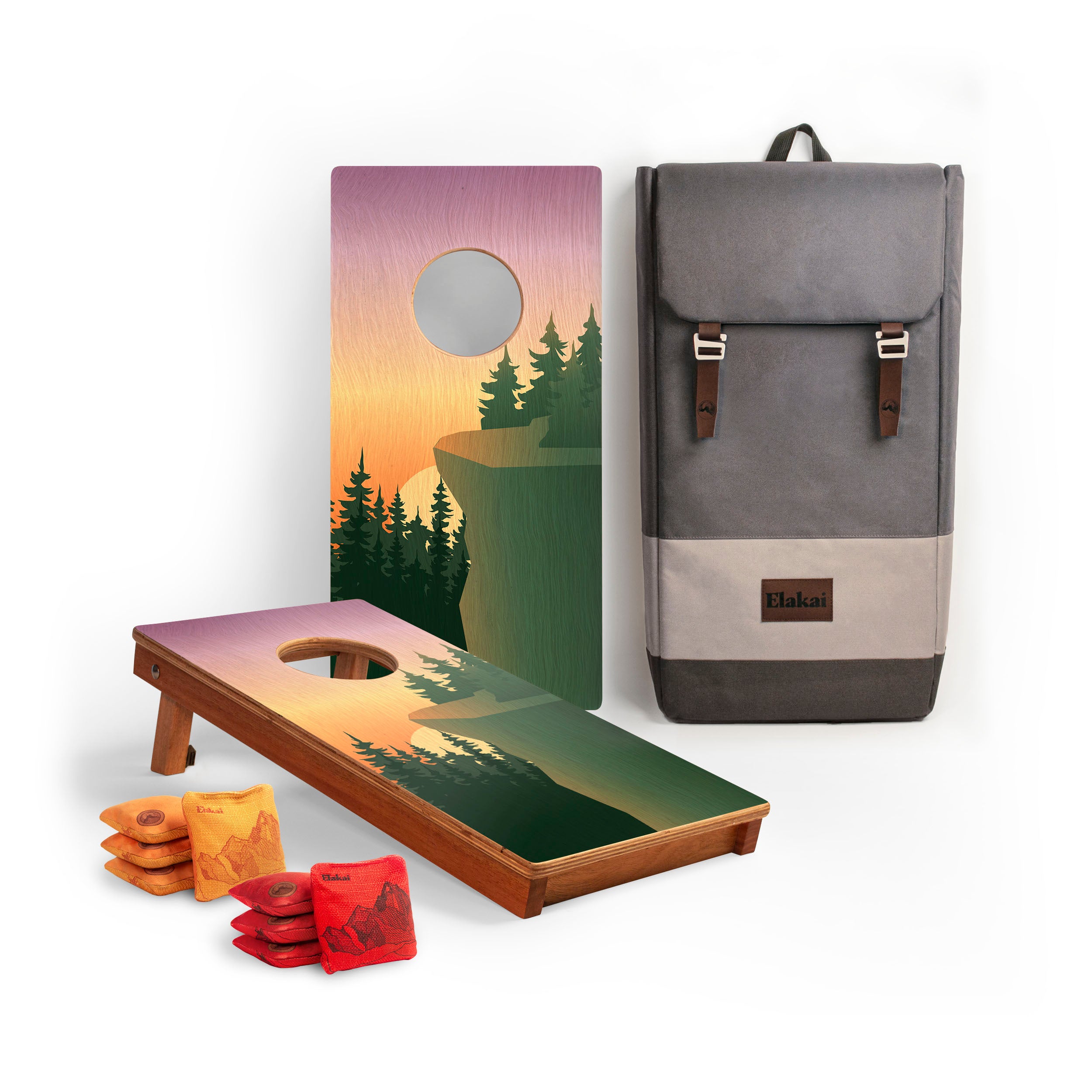1ft x 2ft Cliff View Compact Travel Cornhole Board Set
