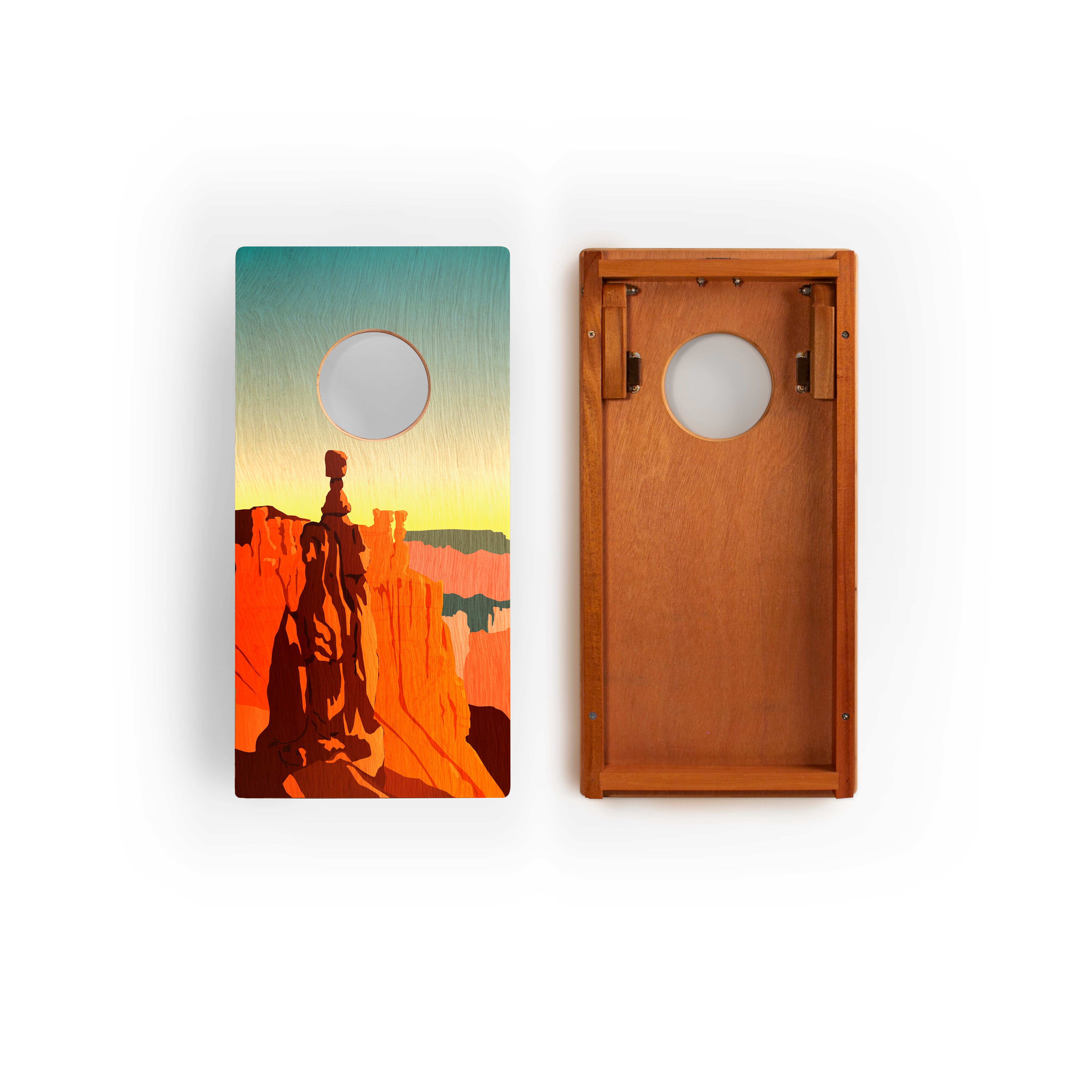 1ft x 2ft Bryce Canyon Compact Travel Cornhole Boards