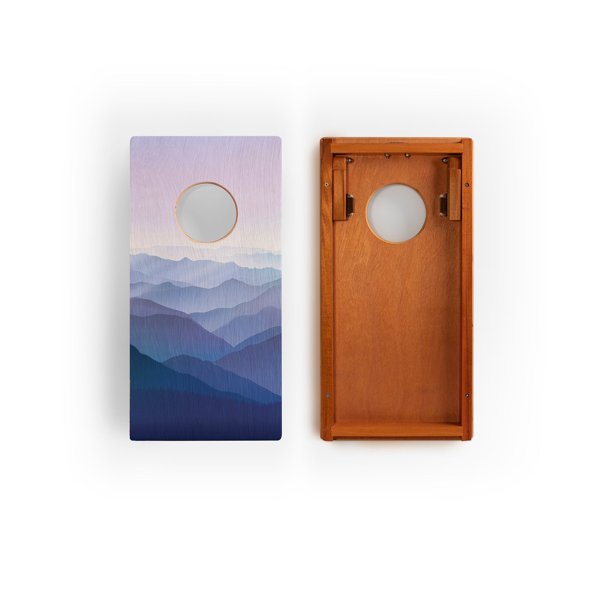 1ft x 2ft Great Smoky Mountains Compact Travel Cornhole Board Set