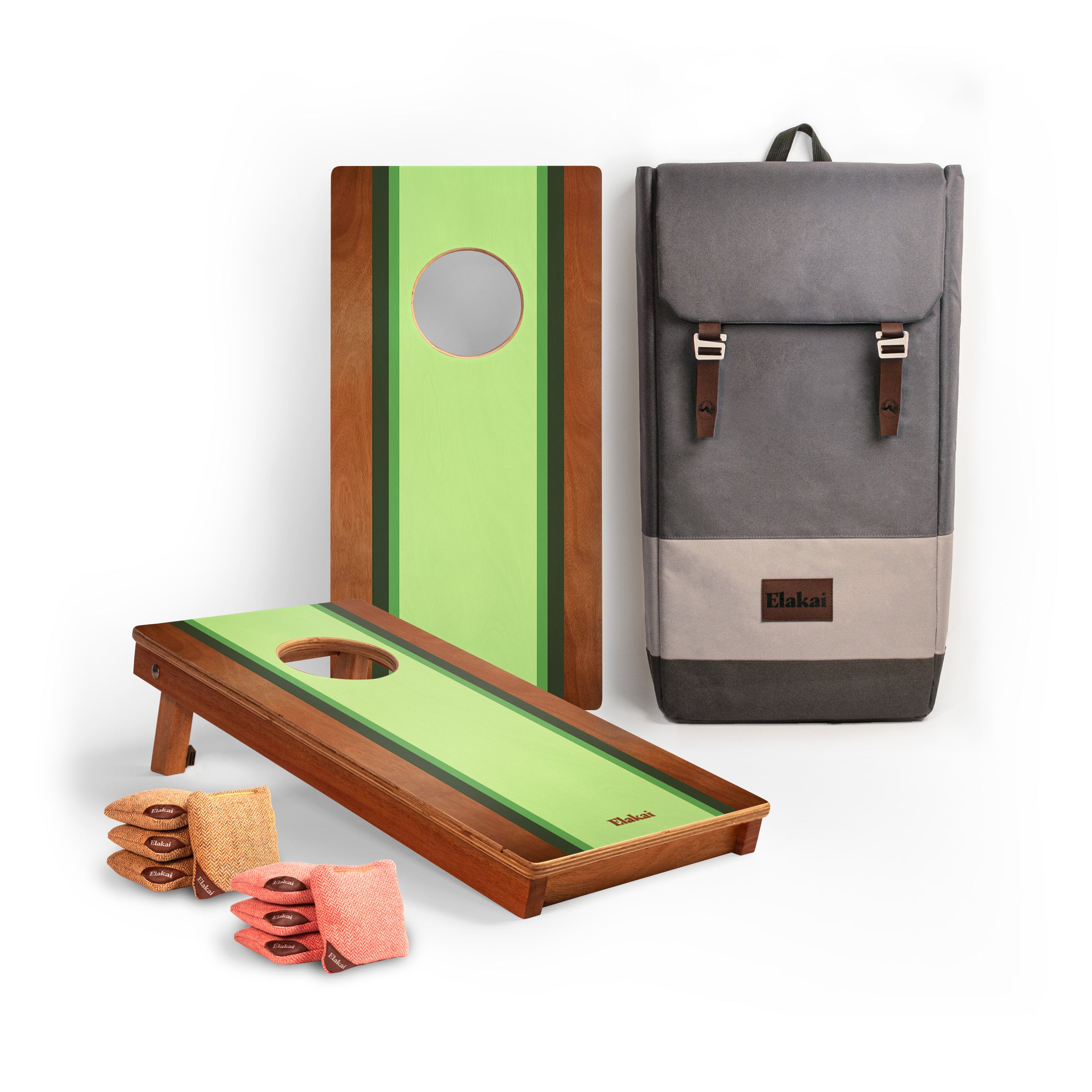 1ft x 2ft La Holla Surf Compact Travel Cornhole Board Set