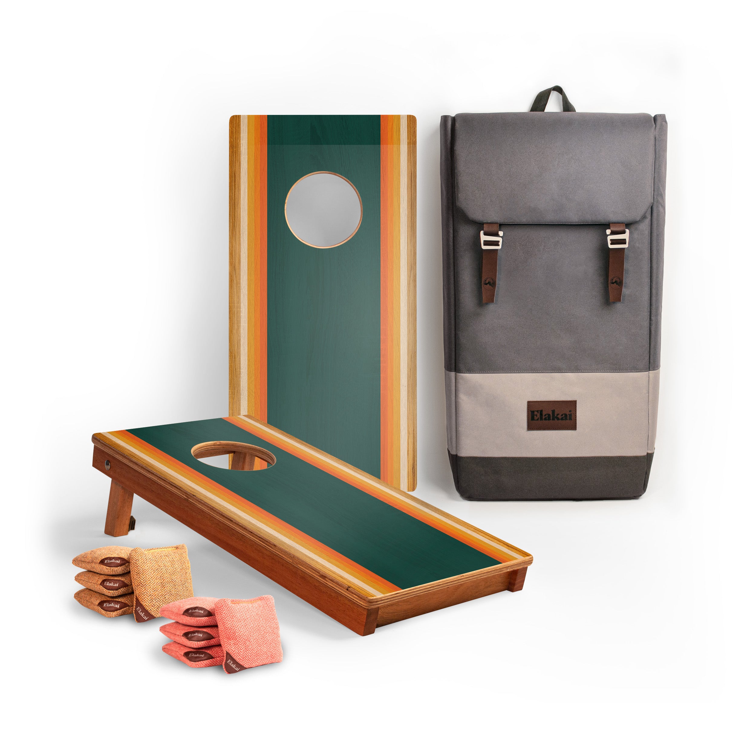 1ft x 2ft Duke Surf Compact Travel Cornhole Board Set