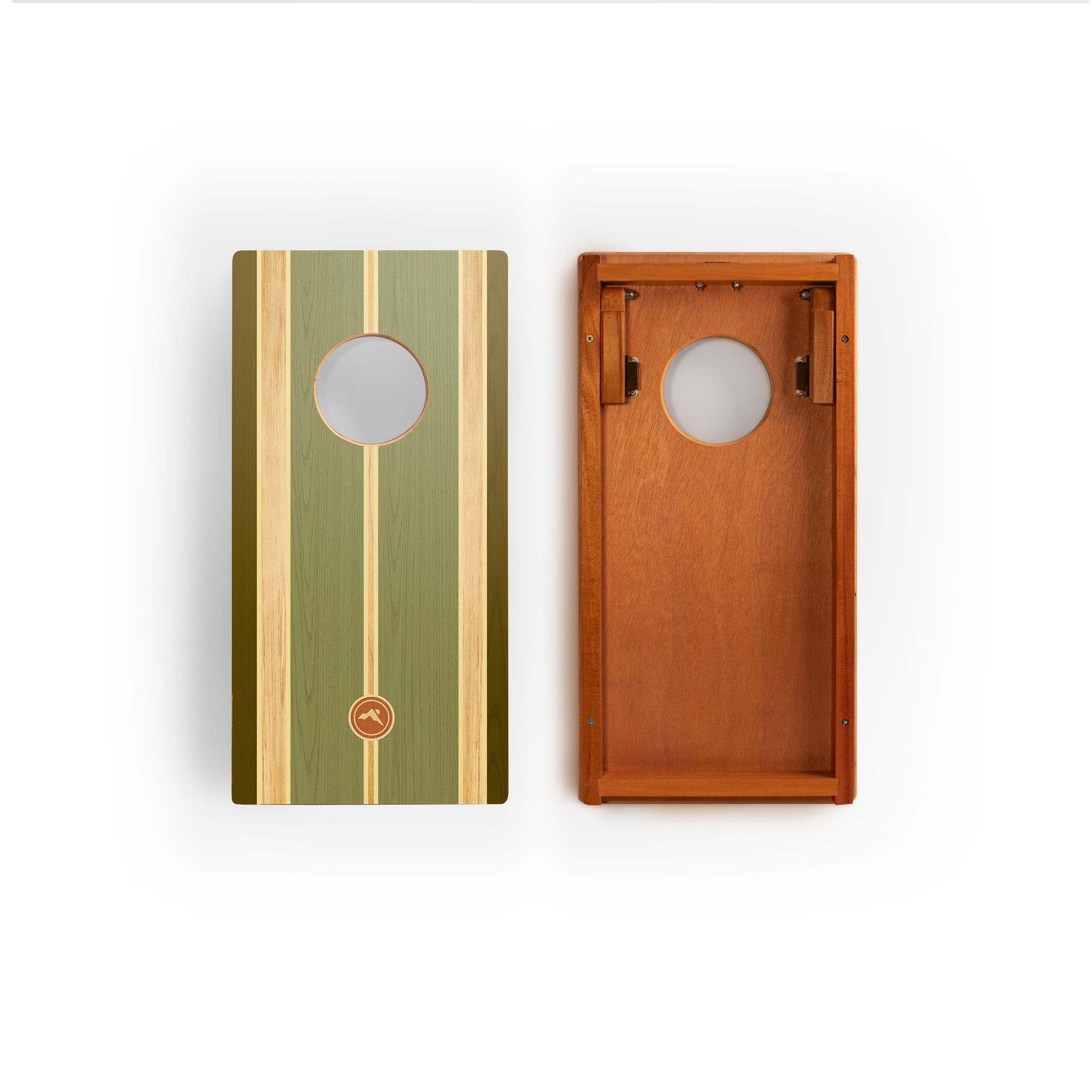 1ft x 2ft Ocean Reef Compact Travel Cornhole Board Set