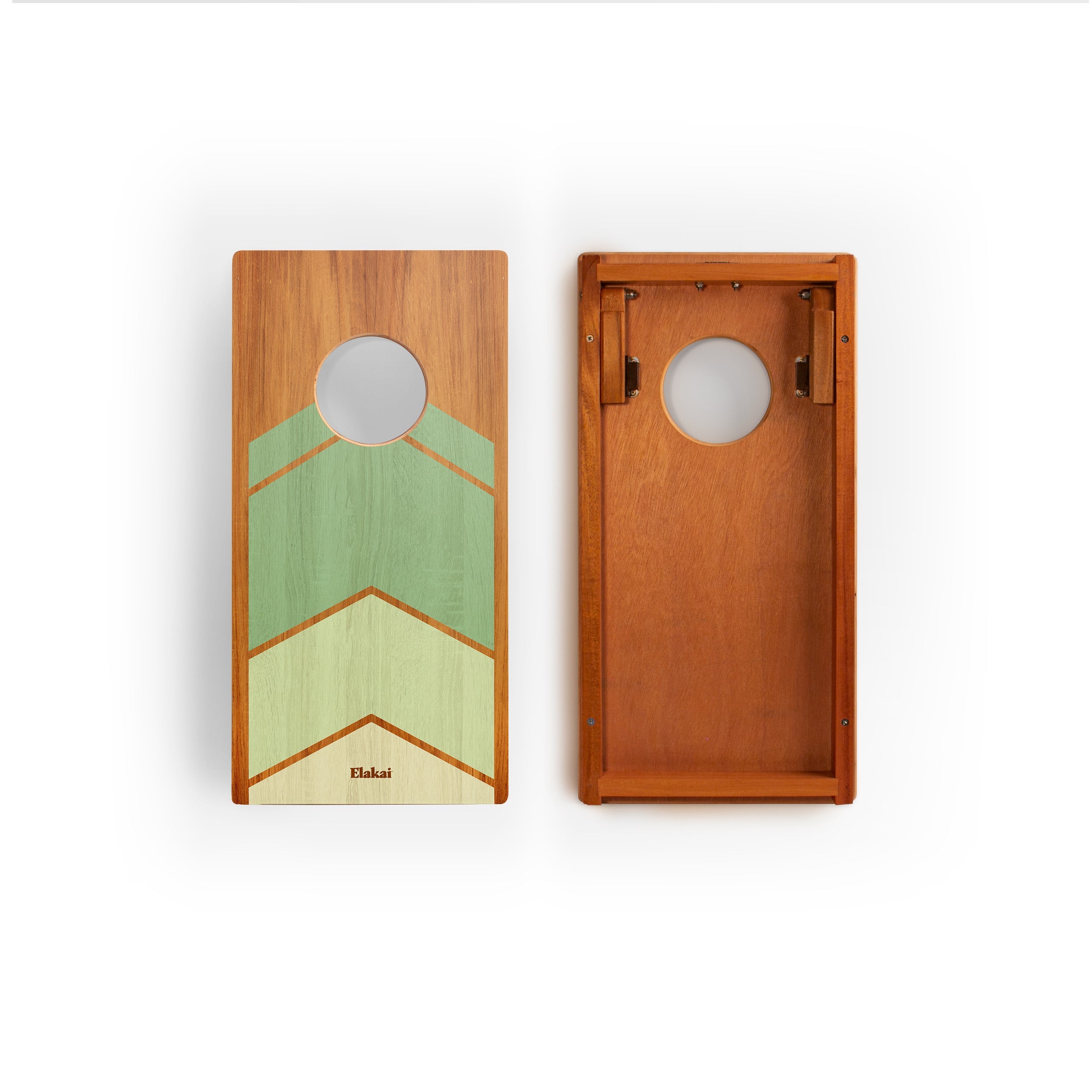 1ft x 2ft Rover Chevron Compact Travel Cornhole Board Set