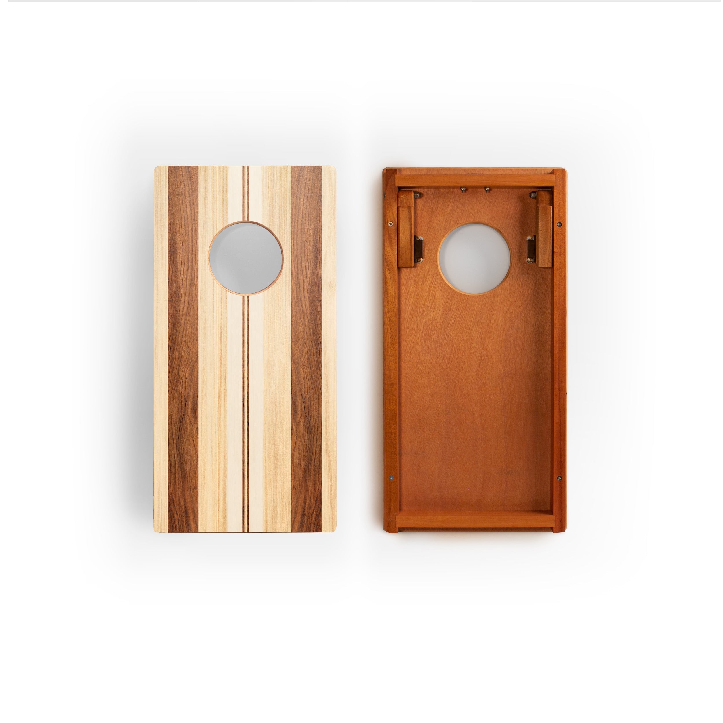 1ft x 2ft Medina Stripes Compact Travel Cornhole Board Set
