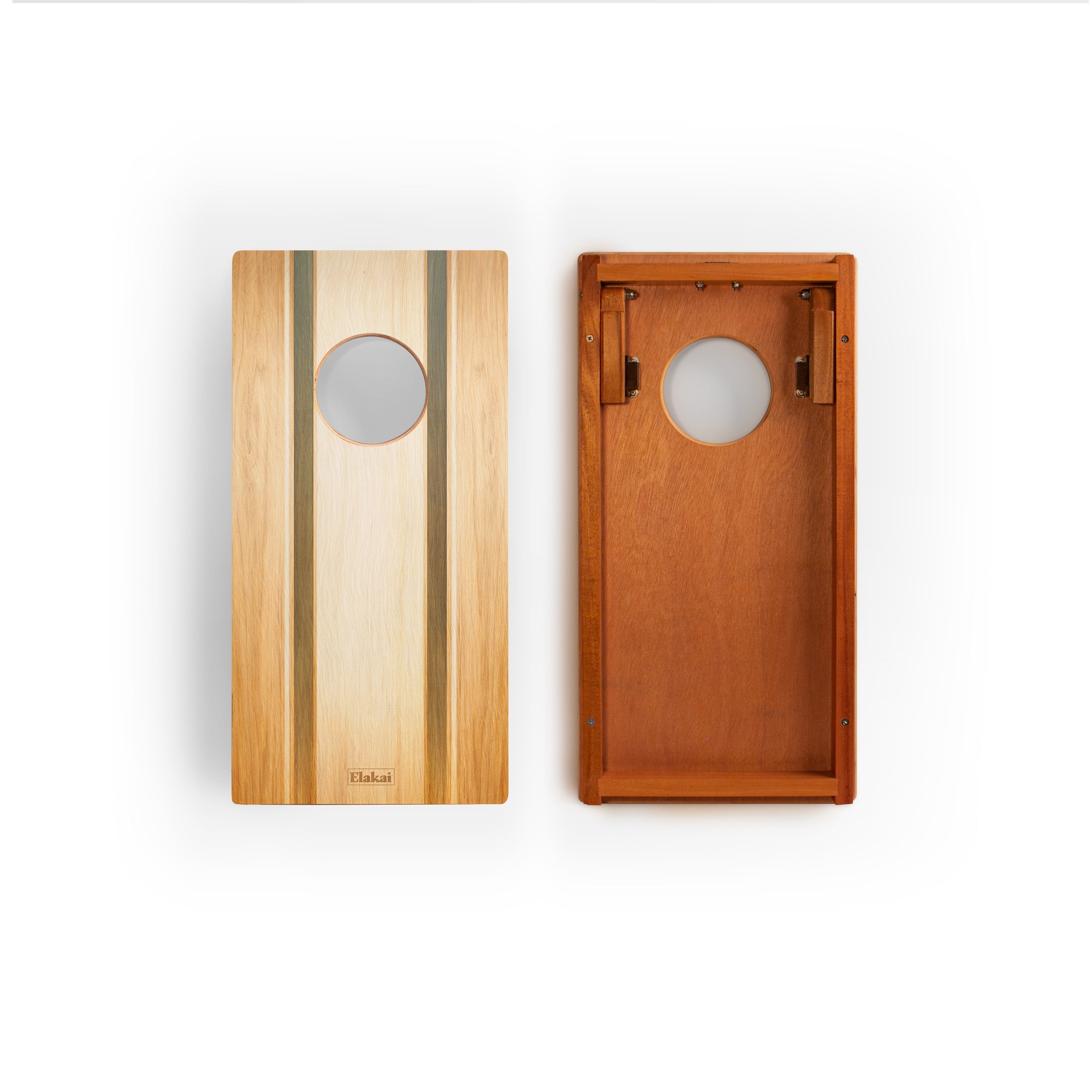 1ft x 2ft Tomson Stripes Compact Travel Cornhole Board Set