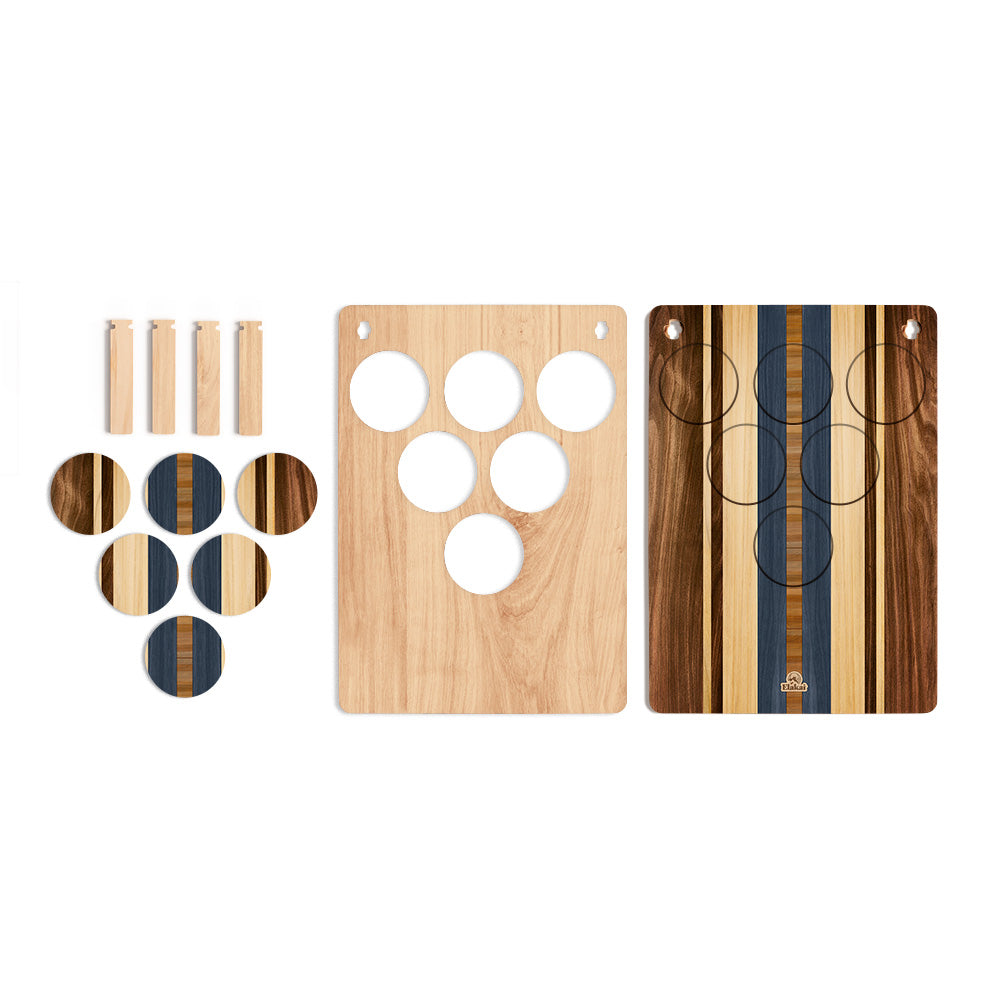 22in x 31in Striped Surf 6-Hole Weekender Travel Cornhole Boards
