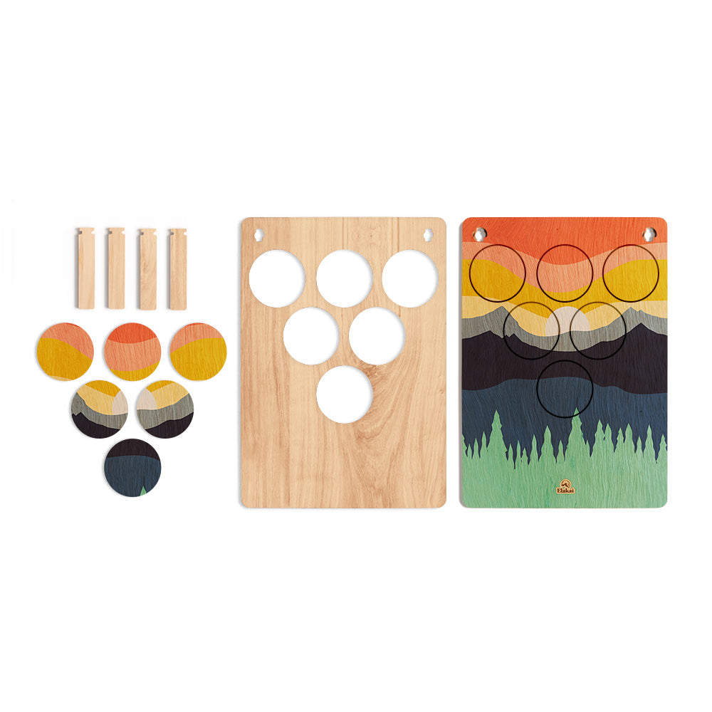 22in x 31in Sunset 6-Hole Weekender Travel Cornhole Boards