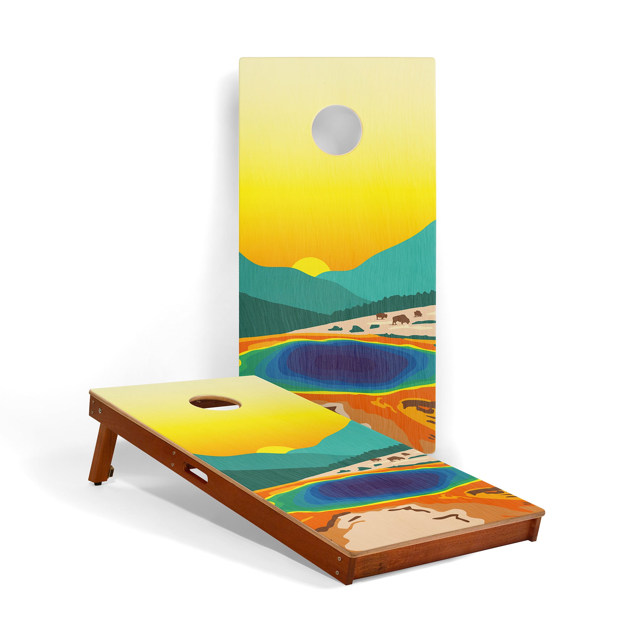 2x4 Yellowstone Cornhole Boards