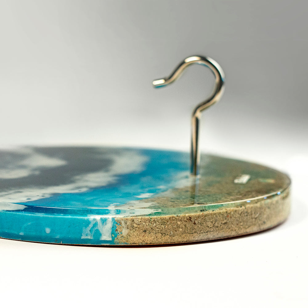 Hook and Ring Toss Game with Resin and Epoxy Finish | The Beach Hook and Ring Game