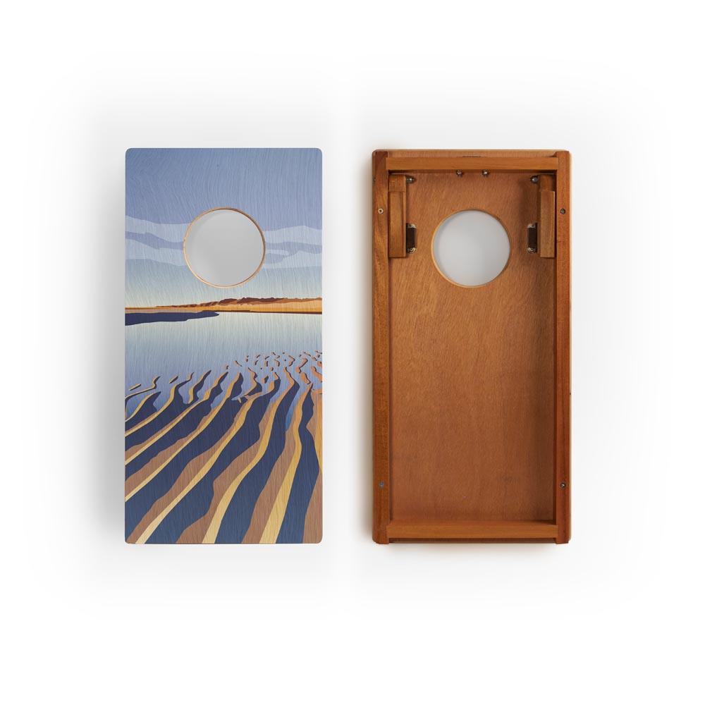1ft x 2ft Cape Cod Compact Travel Cornhole Board Set