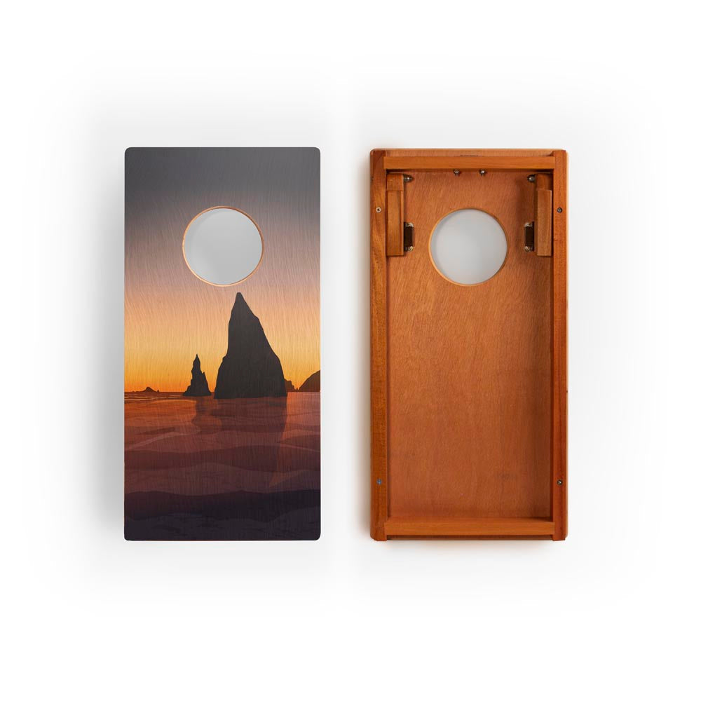 1ft x 2ft Olympic Compact Travel Cornhole Board Set