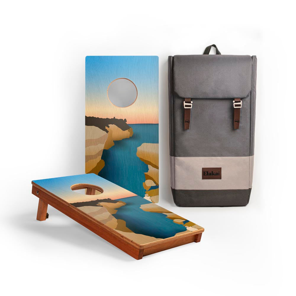 1ft x 2ft Pictured Rocks Compact Travel Cornhole Boards
