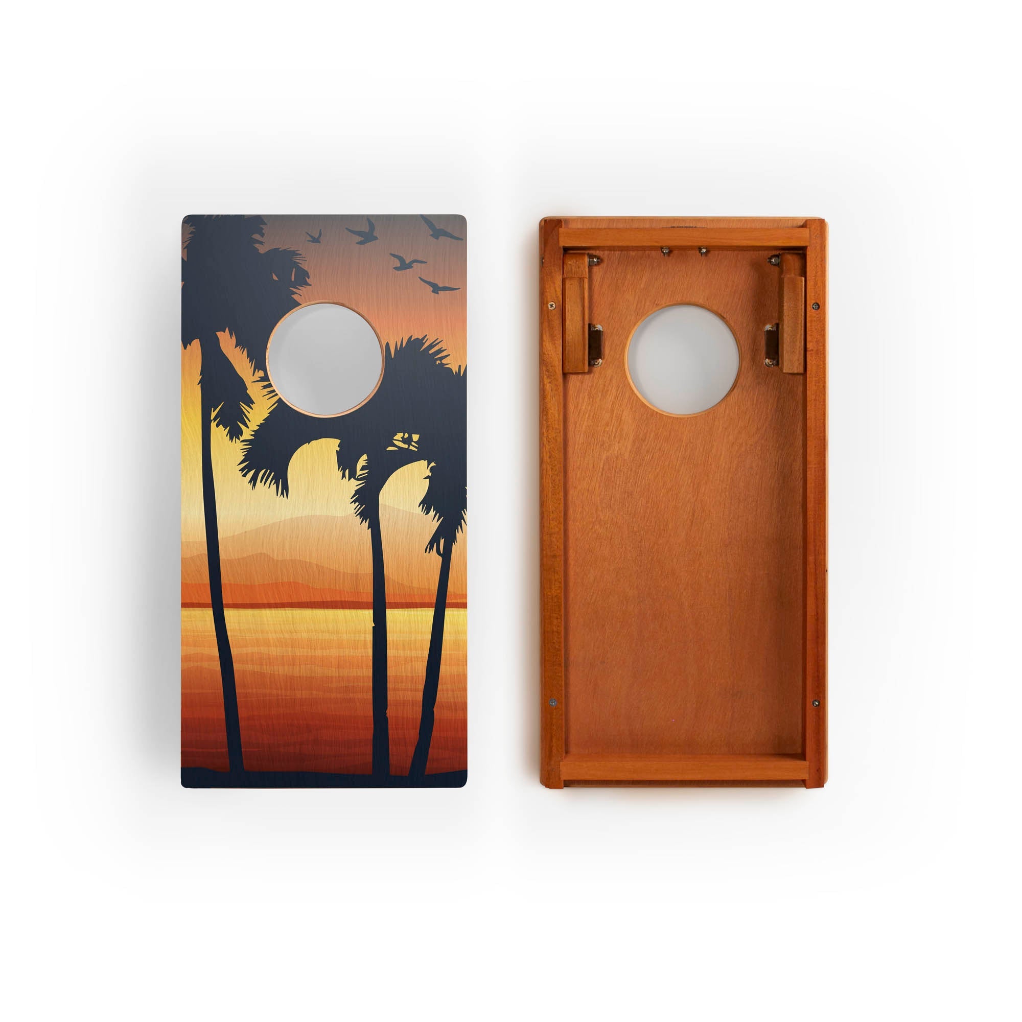 1ft x 2ft Virgin Islands Compact Travel Cornhole Board Set