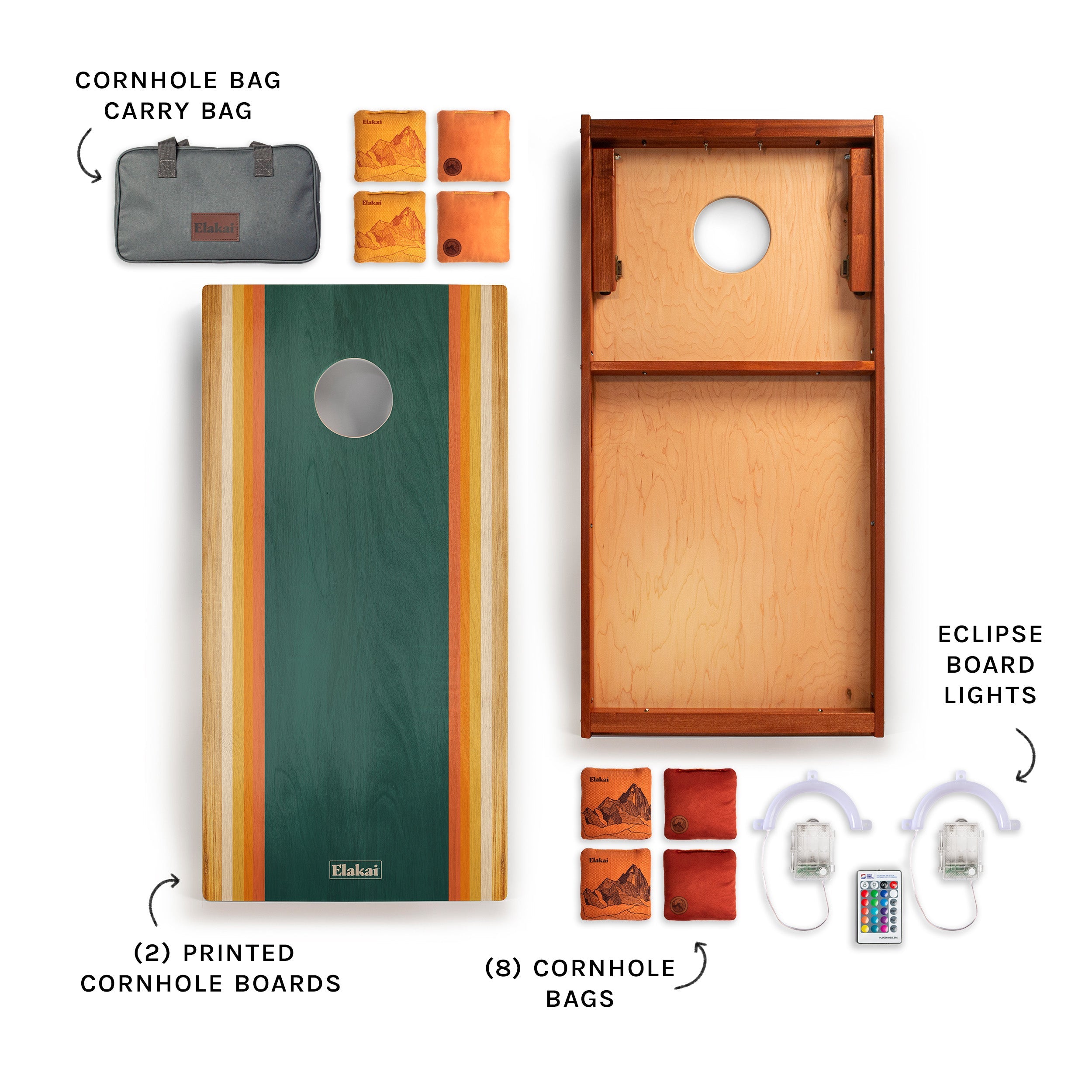 Coastal Surf Duke | Curated Cornhole Set -  | Elakai Outdoor