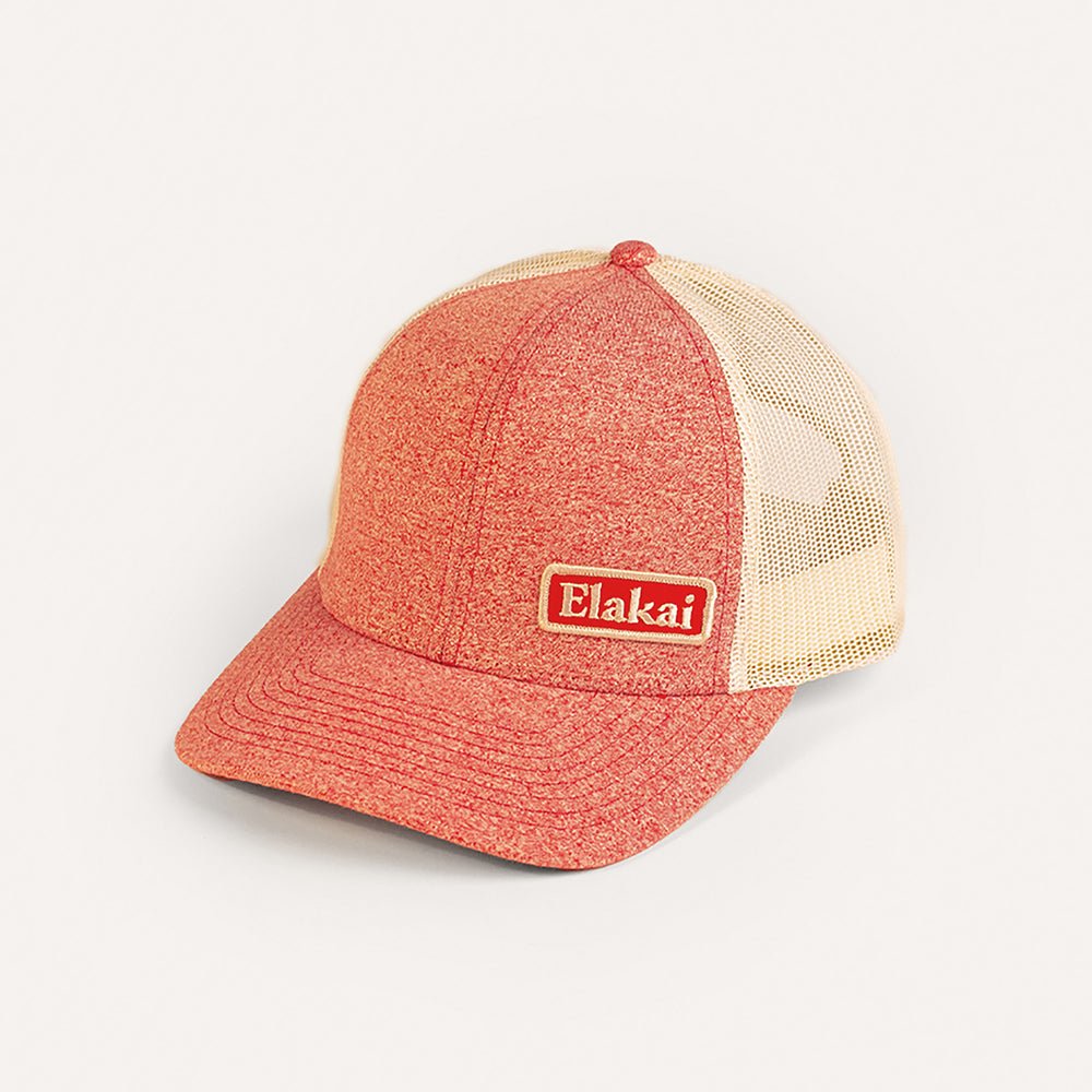 Elakai Patch Low - Profile Trucker Hat - Red EAHT-03 | Elakai Outdoor