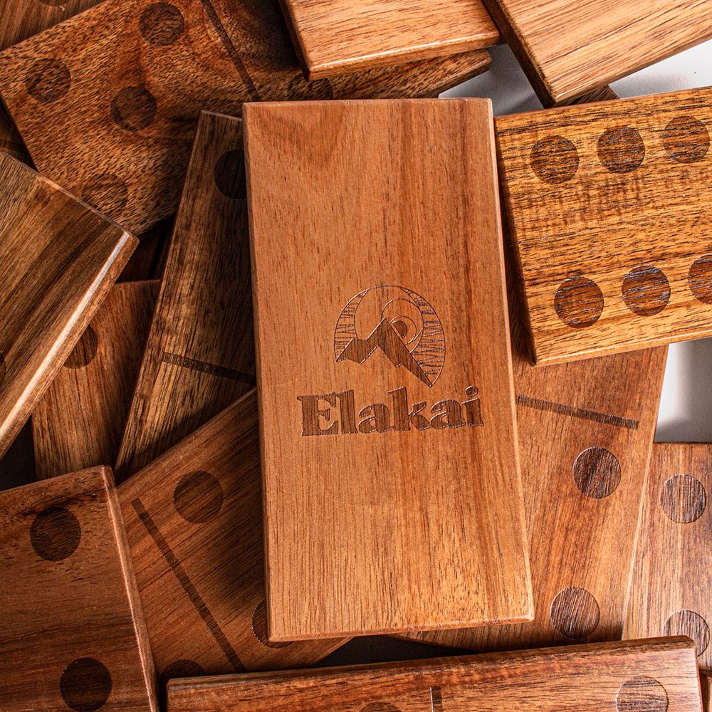 Giant Wood Dominoes | Elakai Outdoor