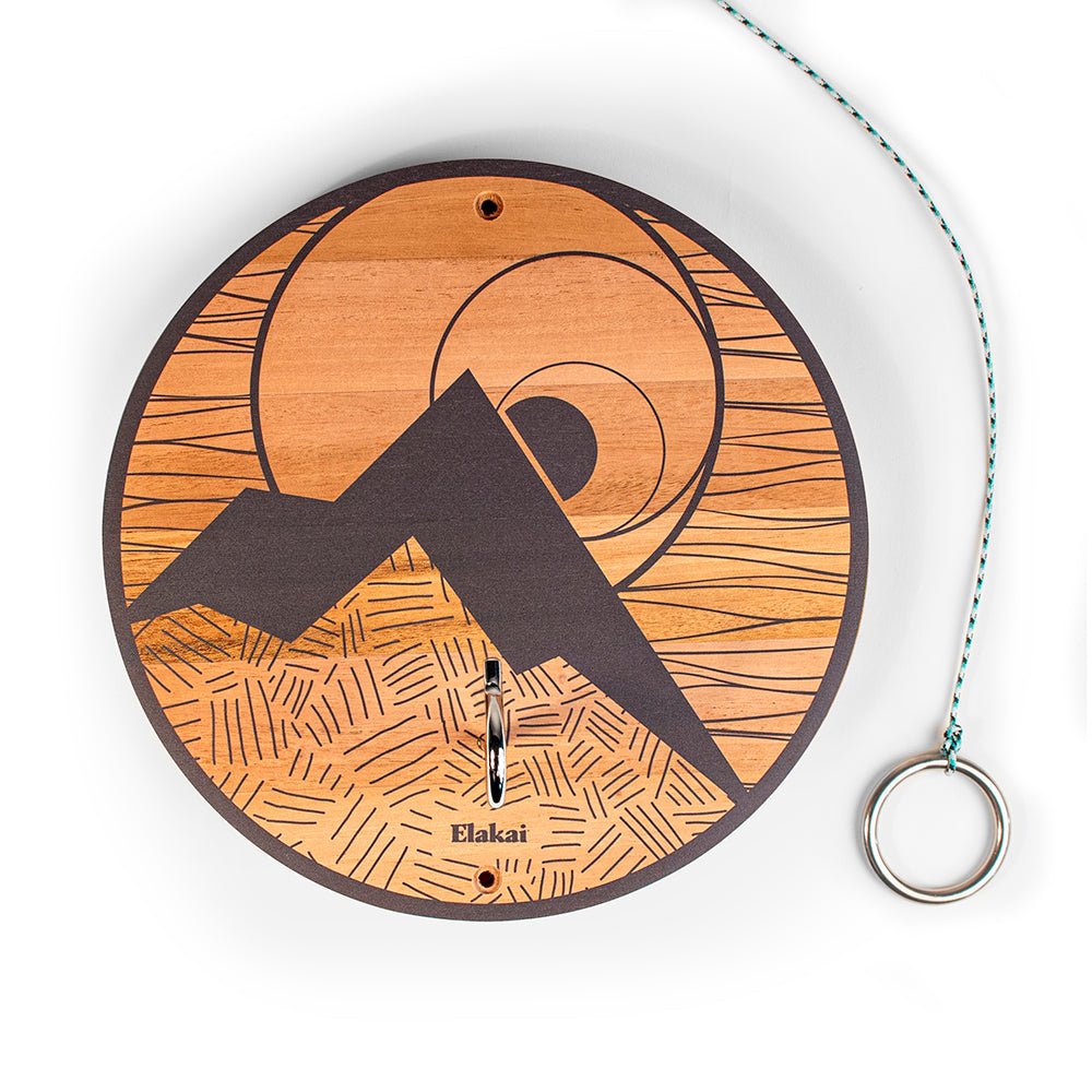 Hook and Ring Toss Game with Natural Wood Finish - EGHRCP-00 | Elakai Outdoor