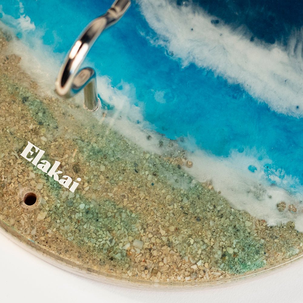 Hook and Ring Toss Game with Resin and Epoxy Finish | The Beach Hook and Ring Game - EGHRCR-00 | Elakai Outdoor