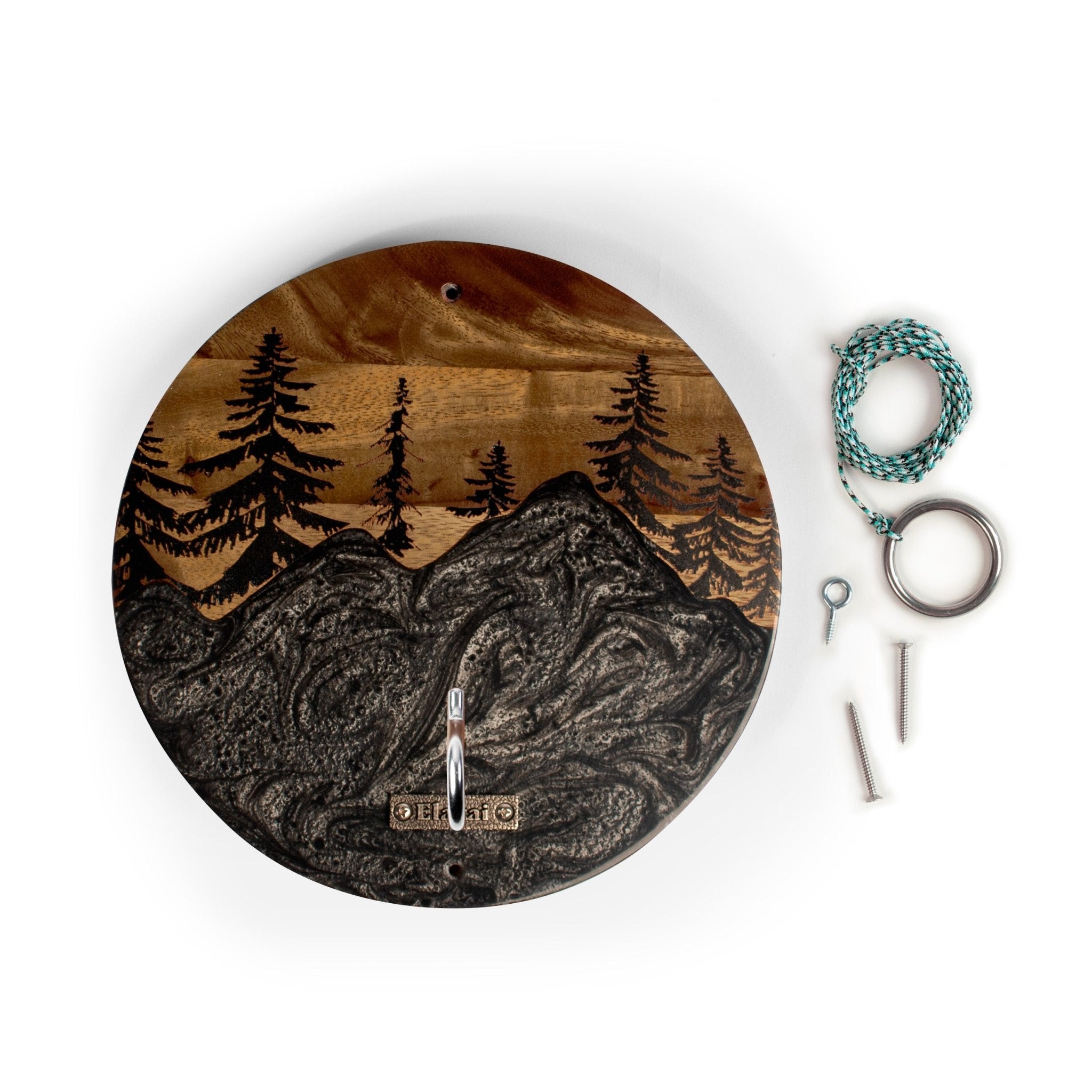 Mountain Acacia Wayfarer Hook & Ring Game - EGHRCRLE-22 | Elakai Outdoor

#color_gray pearl