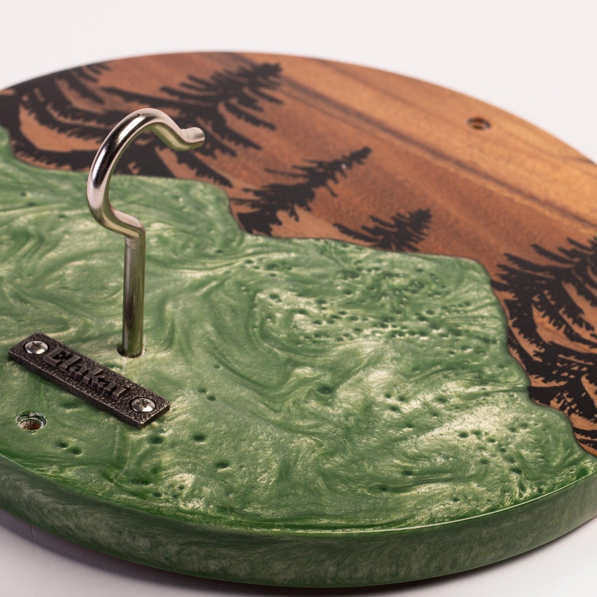 Mountain Acacia Wayfarer Hook & Ring Game - EGHRCRLE-21| Elakai Outdoor

#color_green pearl