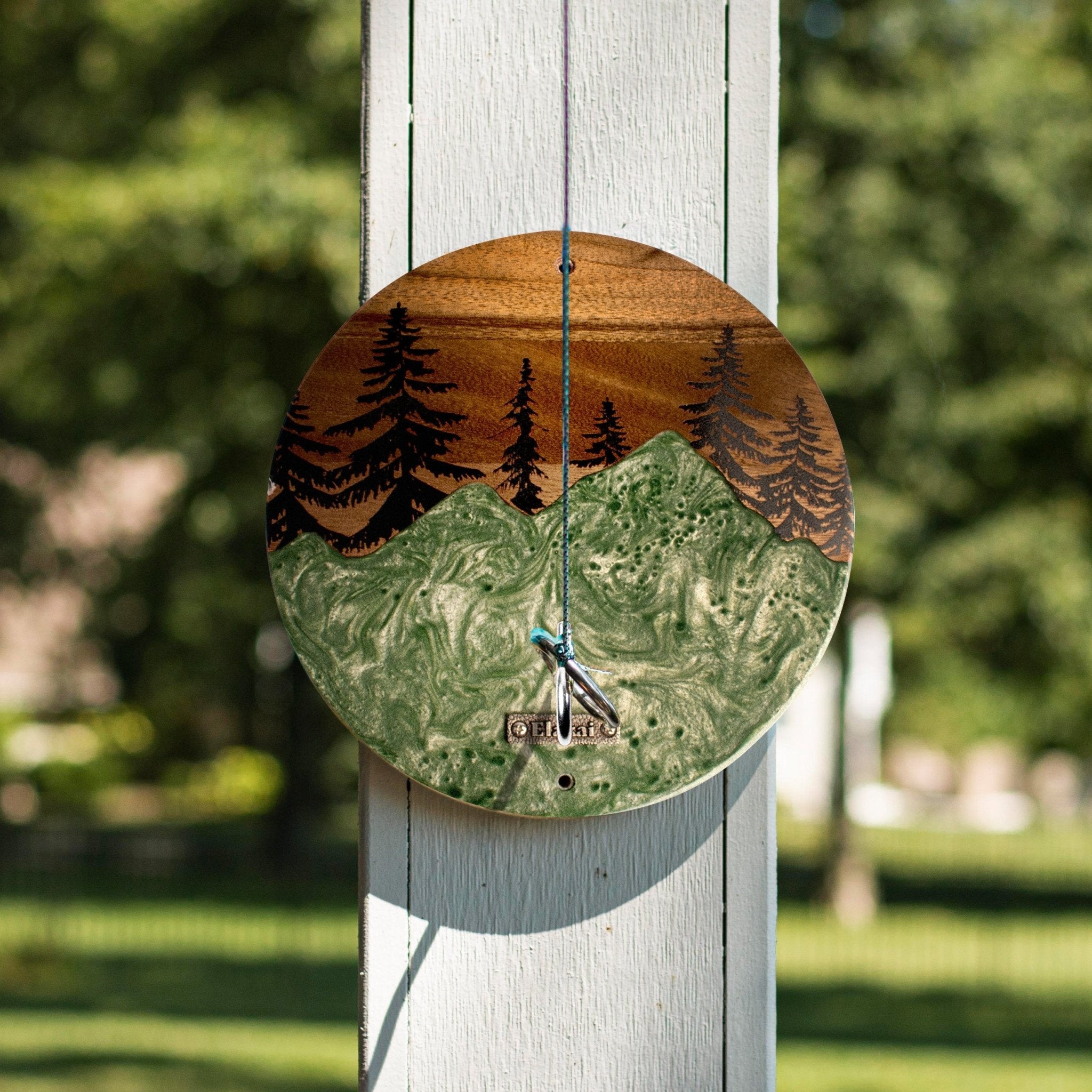 Mountain Acacia Wayfarer Hook & Ring Game - EGHRCRLE-21| Elakai Outdoor

#color_green pearl