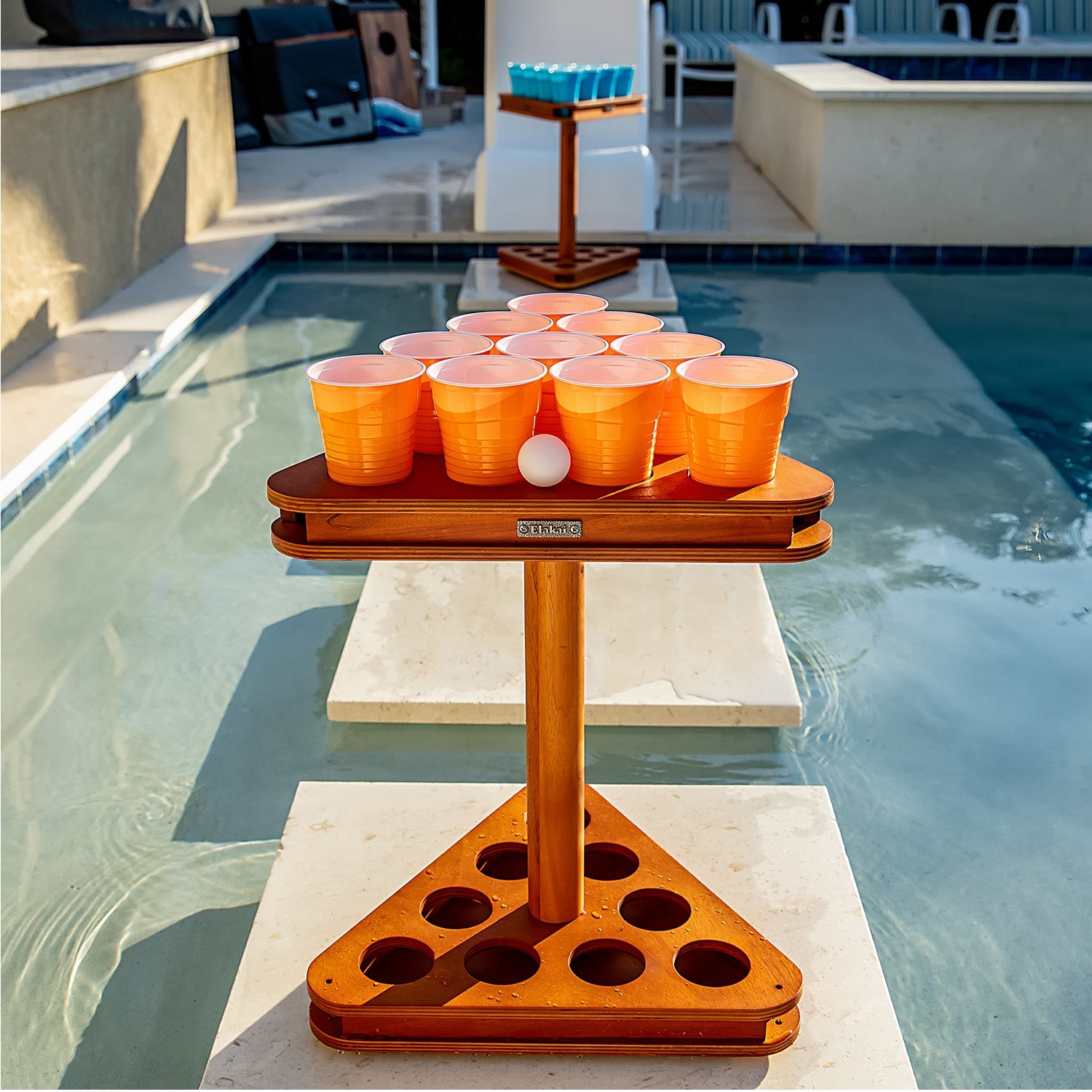 Portable Beer Pong Game Set | Beer Yard Games
