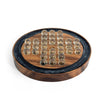 Studio Series Acacia Wood Marble Solitaire Game - EGMS-00-A | Elakai Outdoor