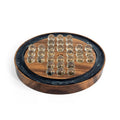 Studio Series Acacia Wood Marble Solitaire Game - EGMS-00-A | Elakai Outdoor