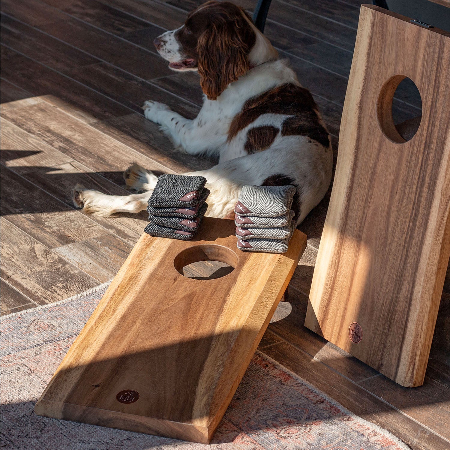 Studio Series Mini Cornhole Boards | Handcrafted Acacia Wood