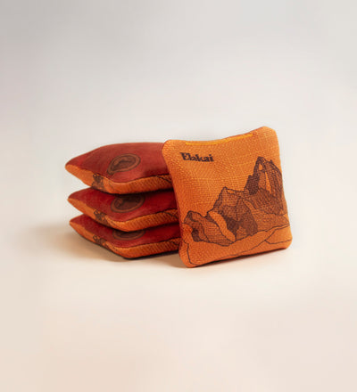 Orange Mount Elakai Travel-Size Cornhole Bags