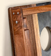 2x4 One of a Kind Gray Stone Epoxy Resin Live-Edge Wood Cornhole Boards