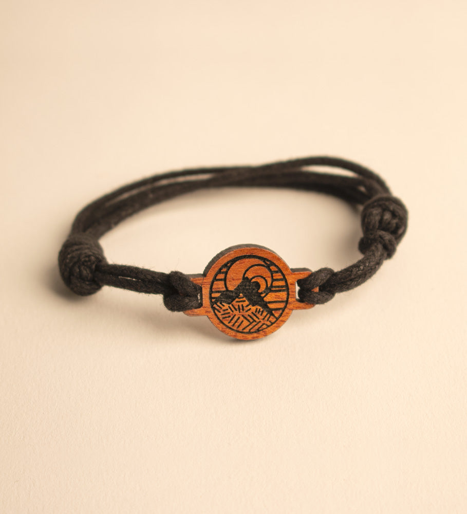 Elakai Wood Logo Bracelet