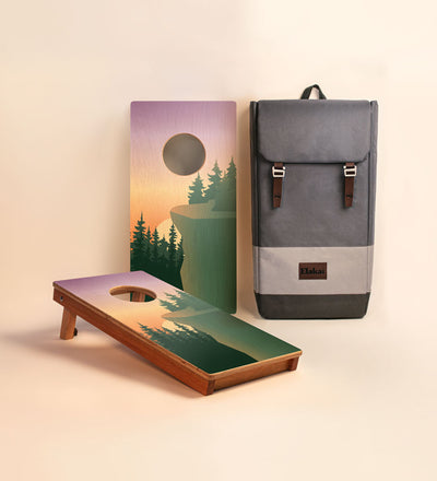 Elakai Cornhole Board - Printed Travel with Carry Bag