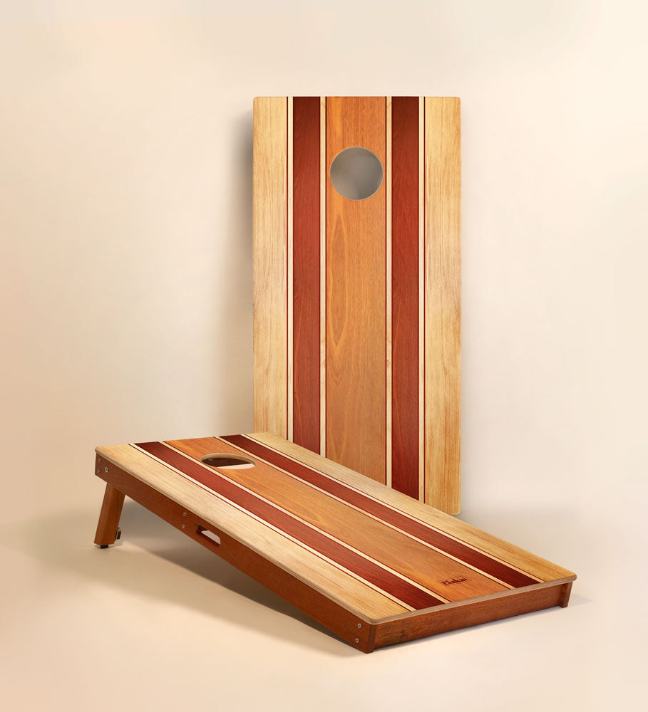 2x4 Black Epoxy Resin Wood Cornhole Boards - Elakai Outdoor