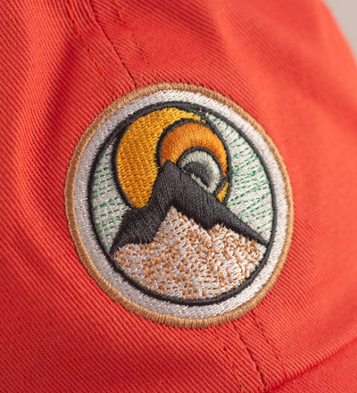 Front Orange Baseball Snapback Hat